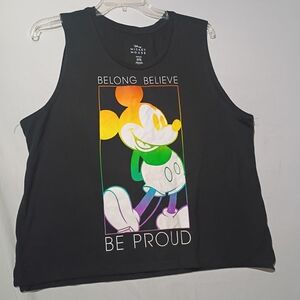 Disney Black Mickey Mouse Tank Top